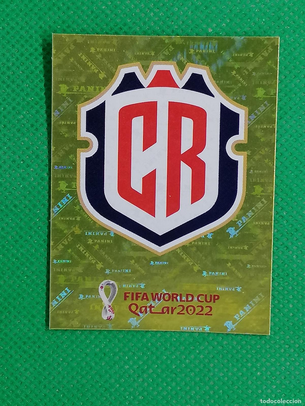 Cromos de f&uacute;tbol: CRC 2 CRC2 ESCUDO COSTA RICA ⚽ PANINI MUNDIAL WORLD CUP QATAR 2022 STICKER ⚽