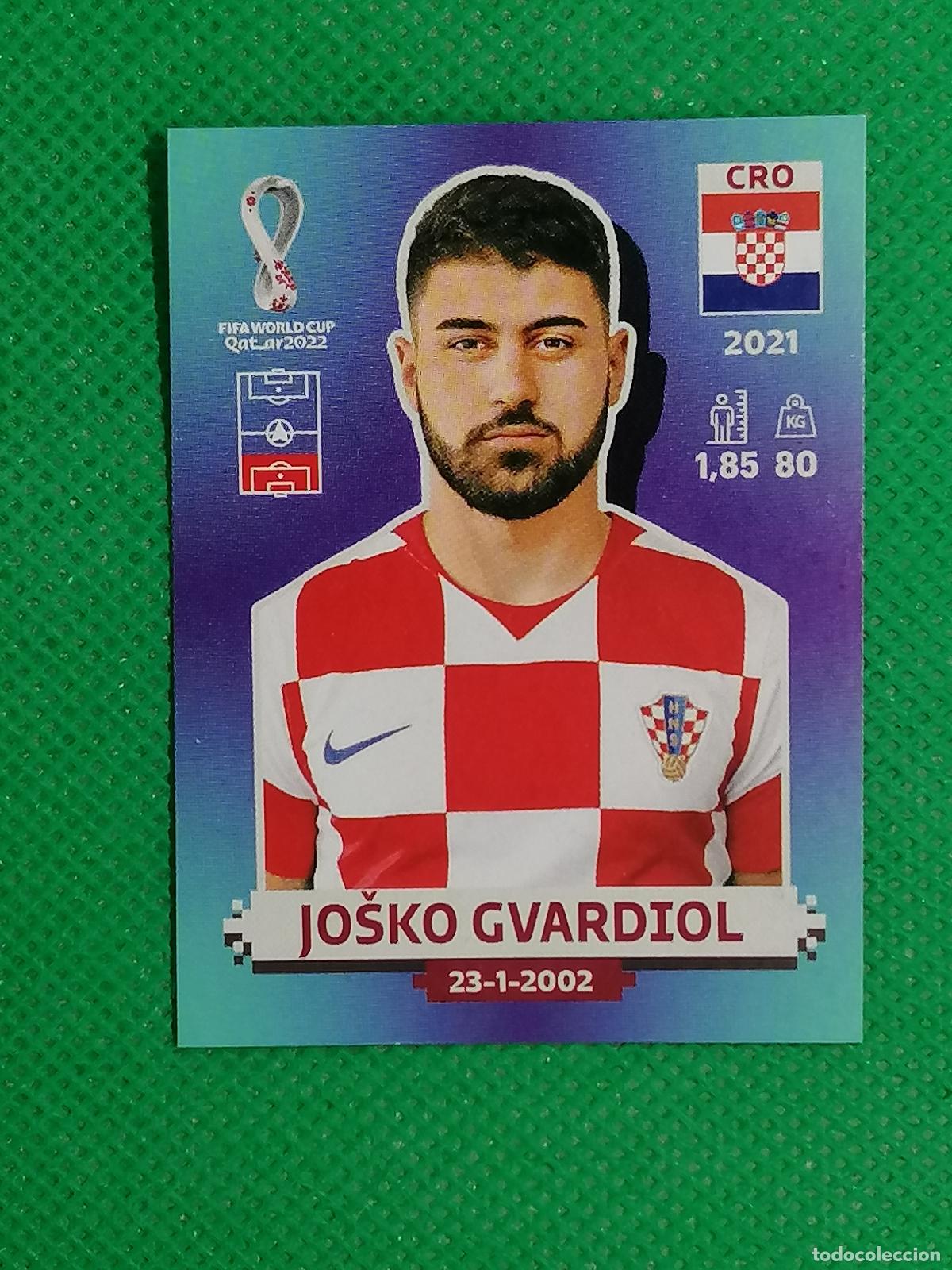 Cromos de f&uacute;tbol: CRO 6 CRO6 JOSKO GVARDIOL CROACIA ⚽ PANINI MUNDIAL WORLD CUP QATAR 2022 STICKER ⚽