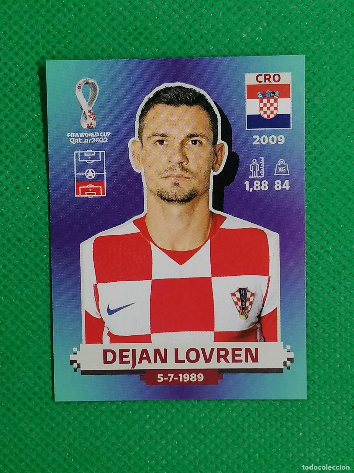Cromos de f&uacute;tbol: CRO 8 CRO8 DEJAN LOVREN CROACIA ⚽ PANINI MUNDIAL WORLD CUP QATAR 2022 STICKER ⚽