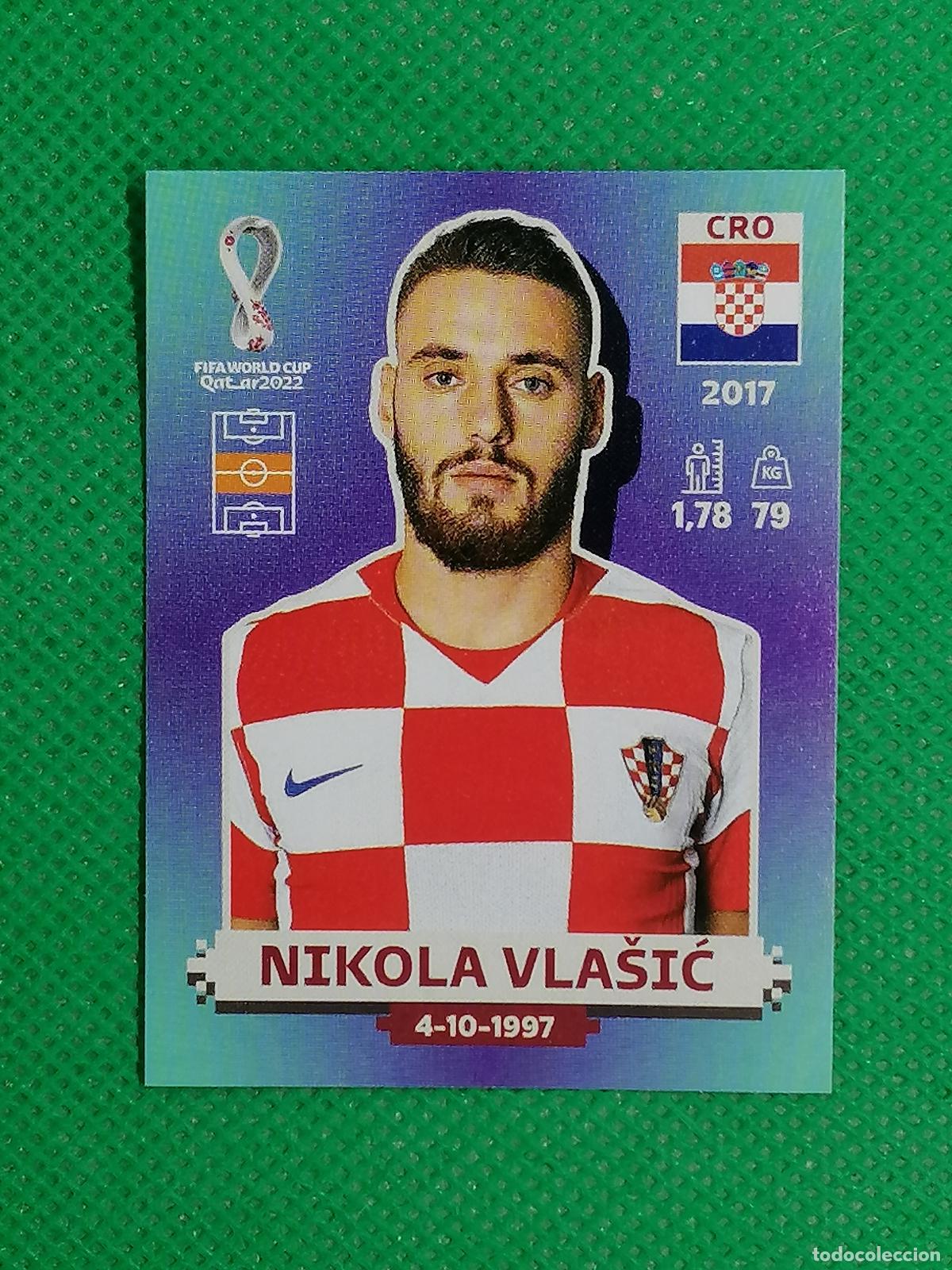 Cromos de f&uacute;tbol: CRO 16 CRO16 NIKOLA VLASIC CROACIA ⚽ PANINI MUNDIAL WORLD CUP QATAR 2022 STICKER ⚽