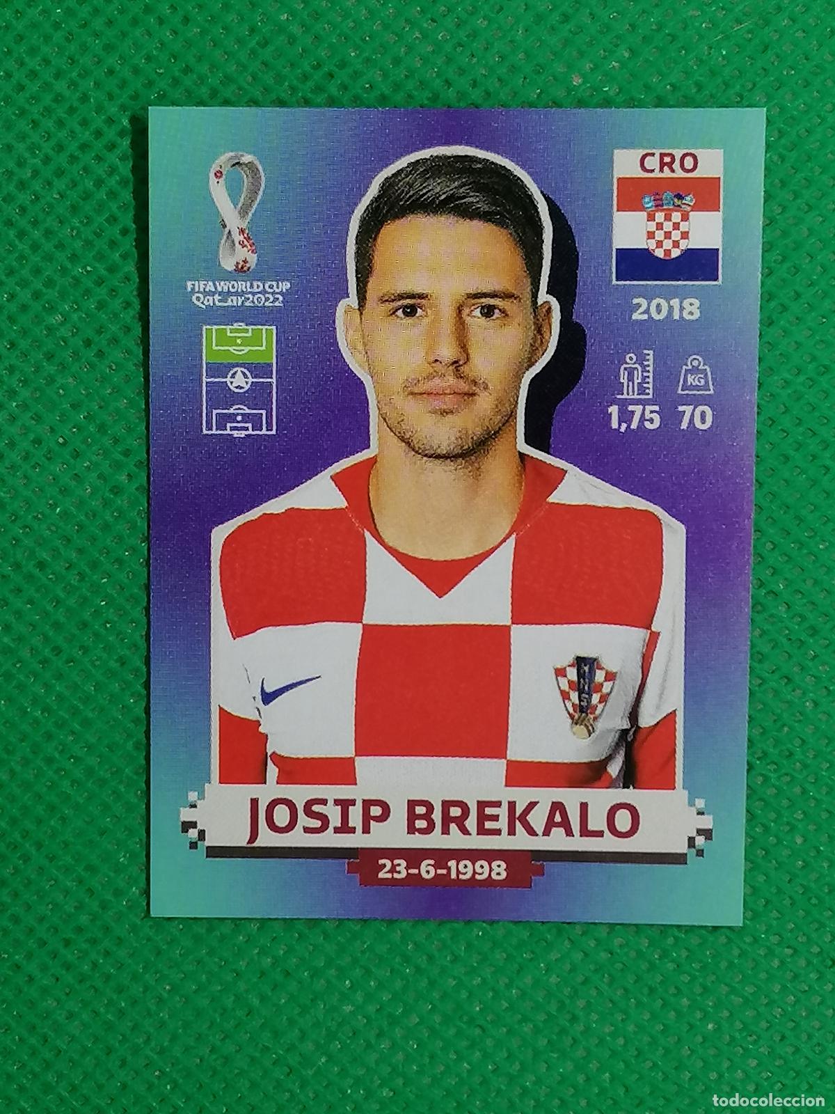 Cromos de f&uacute;tbol: CRO 17 CRO17 JOSIP BREKALO CROACIA ⚽ PANINI MUNDIAL WORLD CUP QATAR 2022 STICKER ⚽