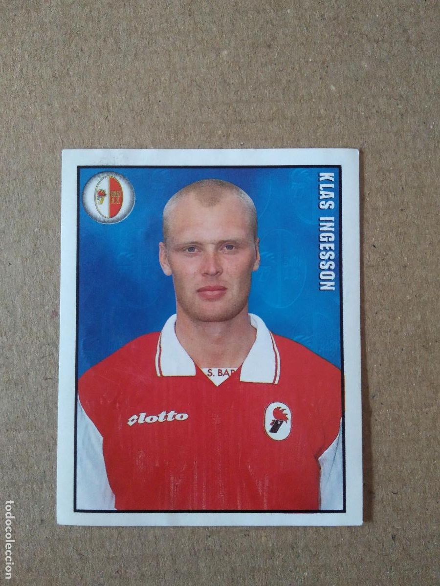 Fu&szlig;ball-Sticker: 39 KLAS INGESSON BARI CROMO FUTBOL MERLIN CALCIO 1998 CALCIATORE 98 LIGA ITALIA