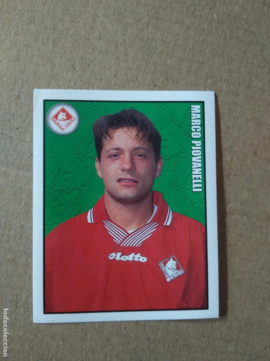 Fu&szlig;ball-Sticker: 316 MARCO PIOVANELLI PIACENZA CROMO FUTBOL MERLIN CALCIO 1998 CALCIATORE 98 LIGA ITALIA
