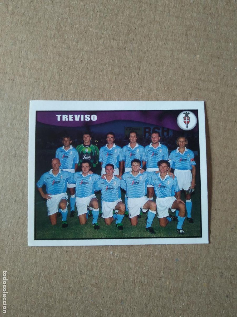 Fu&szlig;ball-Sticker: 554 EQUIPO PLANTILLA TREVISO CROMO FUTBOL MERLIN CALCIO 1998 CALCIATORE 98 LIGA ITALIA