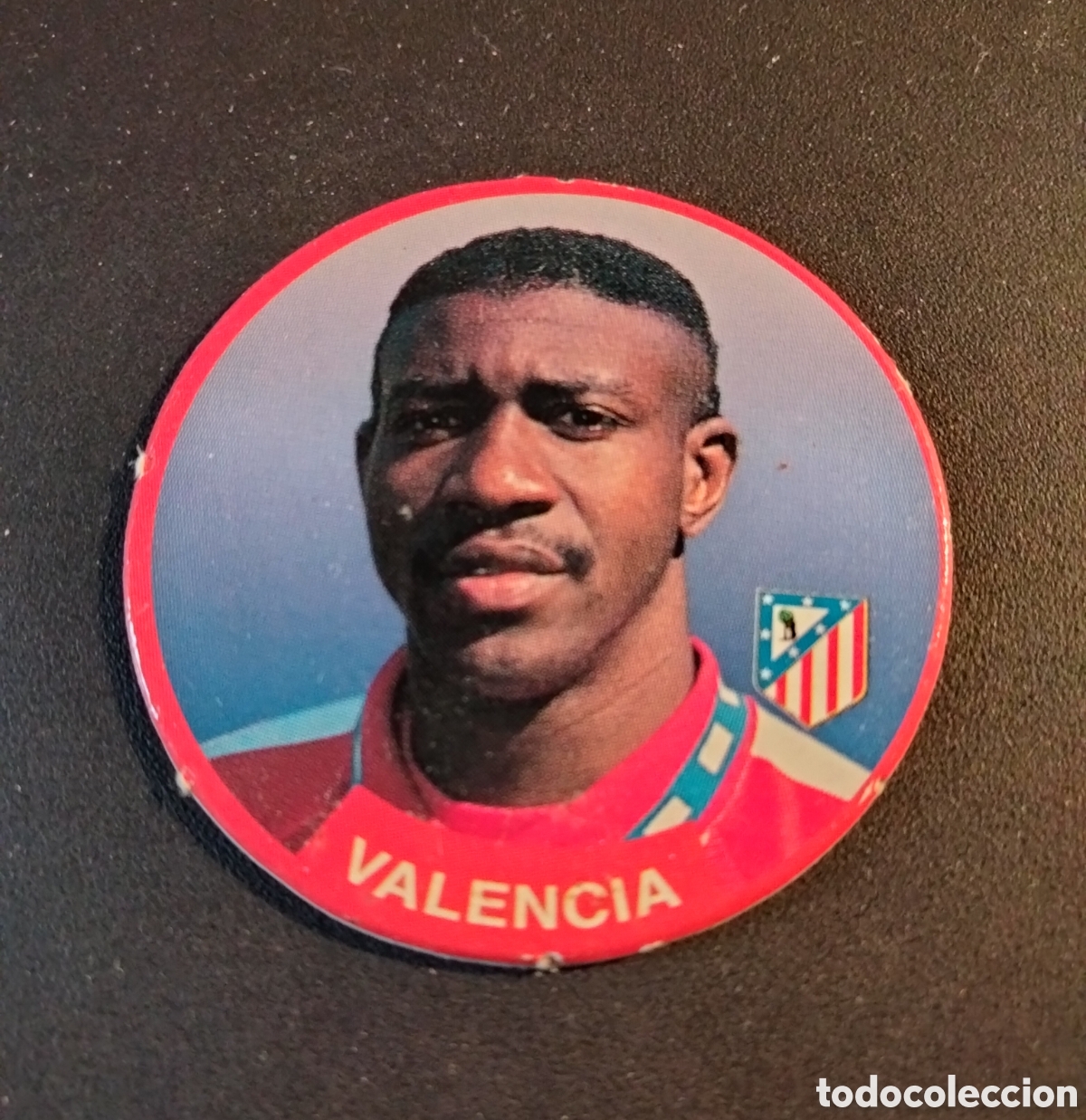 Cromos de Futebol: VALENCIA # 66 ATL&Eacute;TICO DE MADRID SPORT TAZO LIGA DE F&Uacute;TBOL 1994-95
