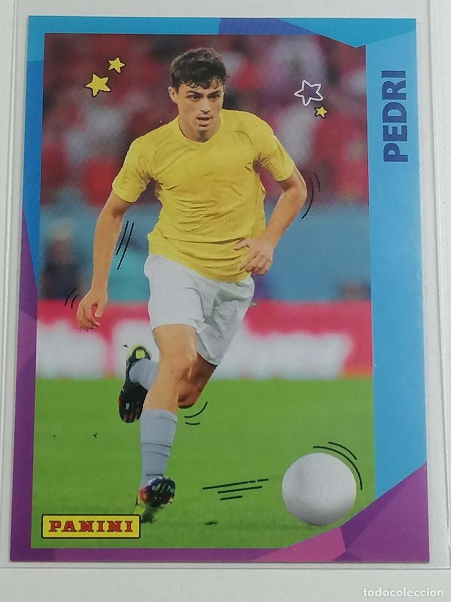 Cromos de f&uacute;tbol: CROMO ADHESIVO DE PEDRI STICKER MATE PANINI FAMILY MCDONALDS