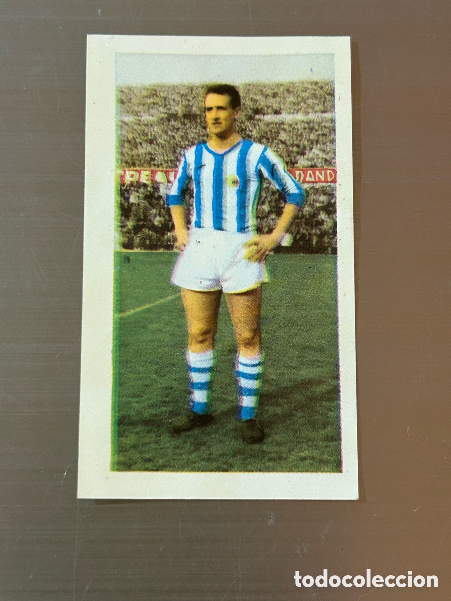 Fu&szlig;ball-Sticker: Cromo sin pegar n&uacute;m 191 echarri de la real sociedad campeonatos nacionales de f&uacute;tbol 1961