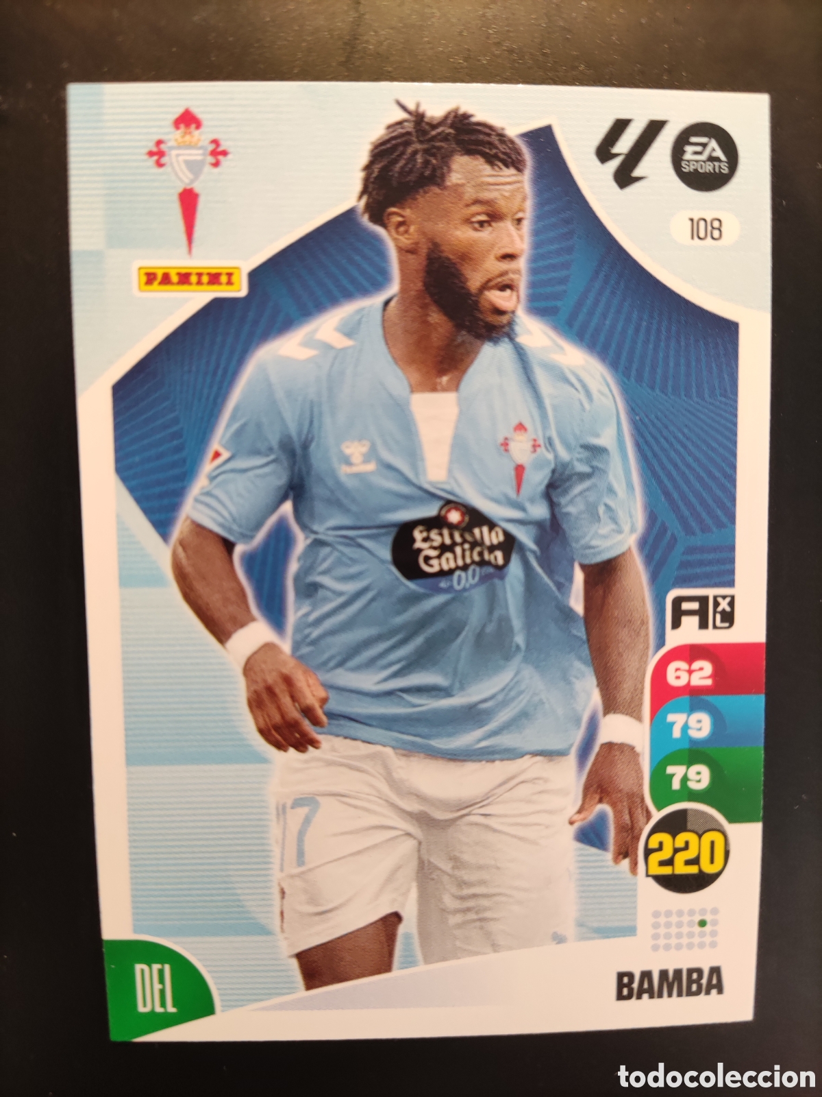 Fu&szlig;ball-Sticker: Jonathan bamba celta de Vigo Adrenalyn XL 108