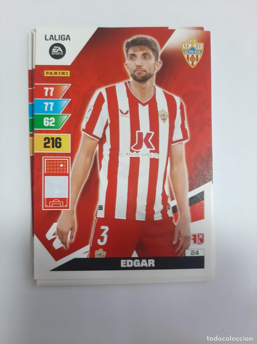 Cromos de f&uacute;tbol: EDGAR 24 ALMERIA ADRENALYN 23 24 2023 2024 - Foto 1