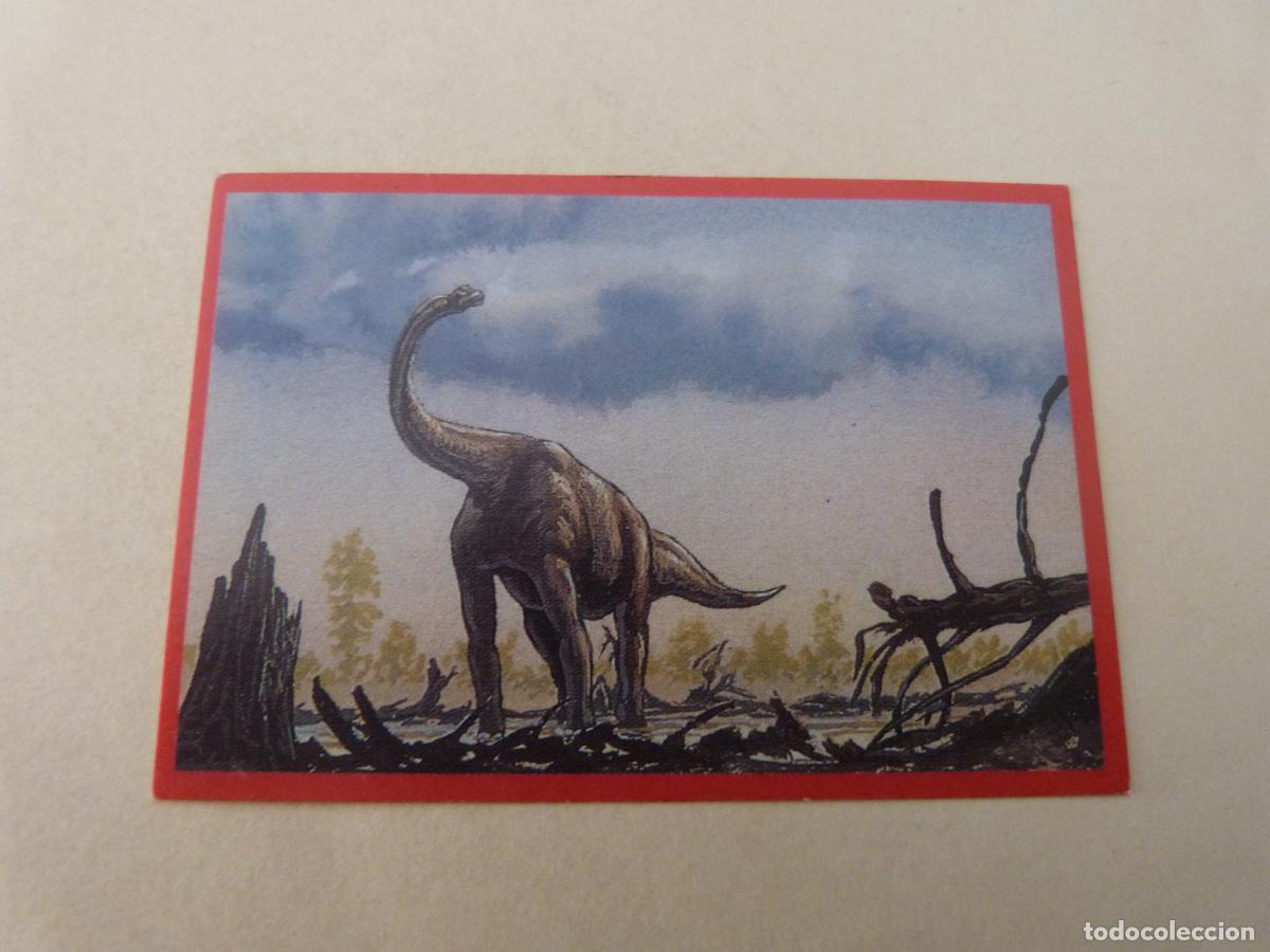 Figurine di Calcio: CROMO EL GRAN ALBUM DE LOS DINOSAURIOS SIN PEGAR N&ordm; 84 A&Ntilde;O 1993 EL GRAN ALBUM... DE MV EDITORES
