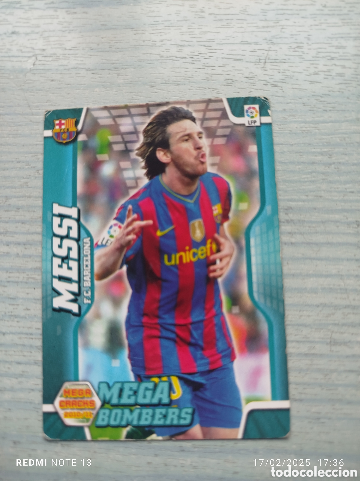 Cromos de f&uacute;tbol: Lote 4 diferentes cromos de MESSI - Foto 4