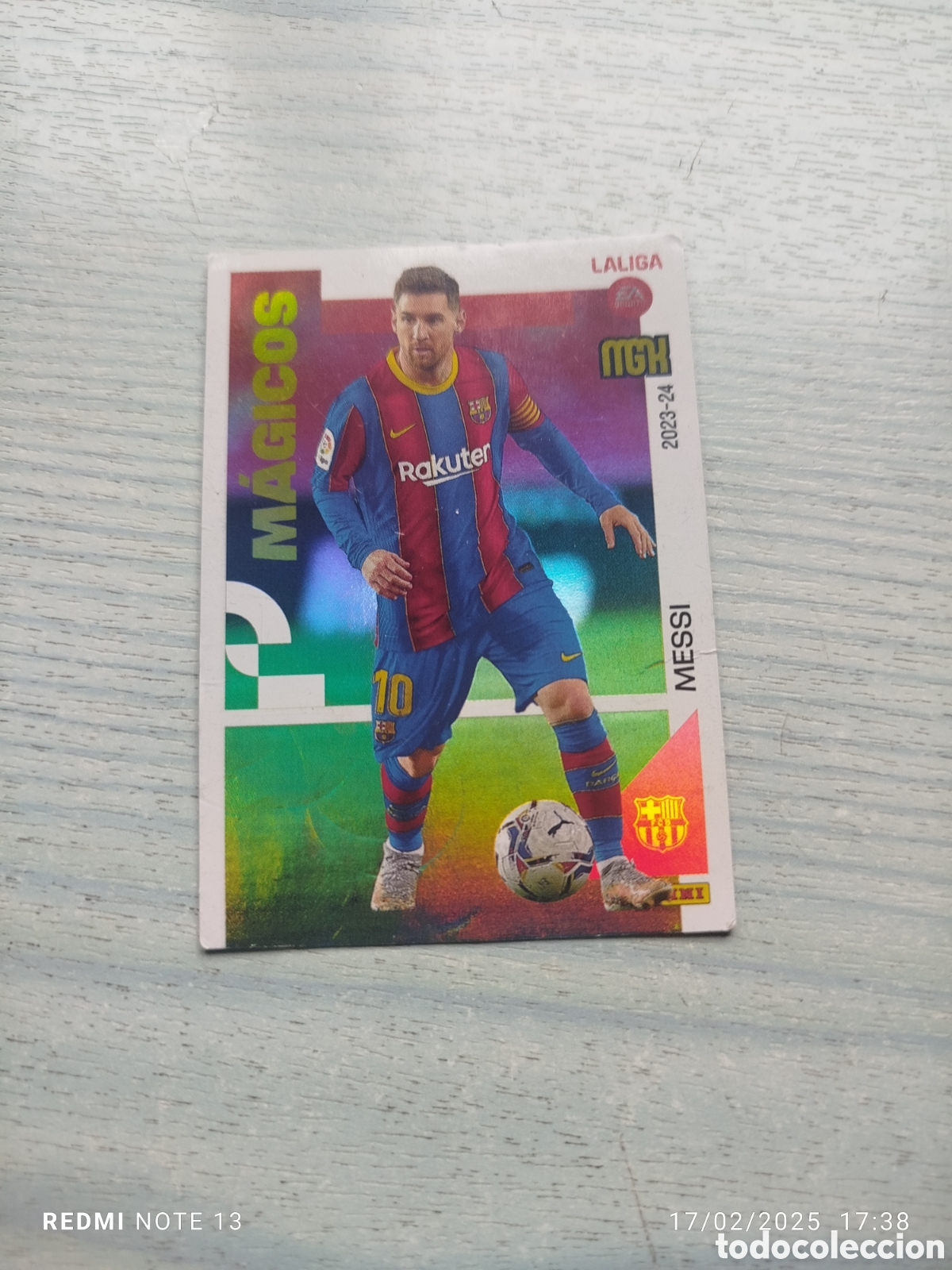 Cromos de f&uacute;tbol: Lote 4 diferentes cromos de MESSI - Foto 6