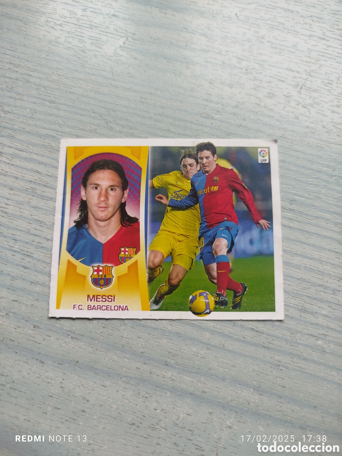Cromos de f&uacute;tbol: Lote 4 diferentes cromos de MESSI - Foto 8