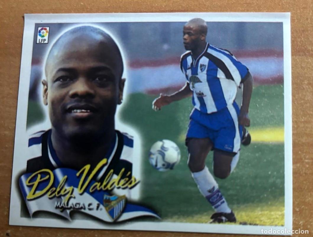 Cromos de f&uacute;tbol: EDICIONES ESTE 2000-2001 00 01 DELY VALDES (MALAGA) COLOCA VENTANILLA LEER - Foto 1