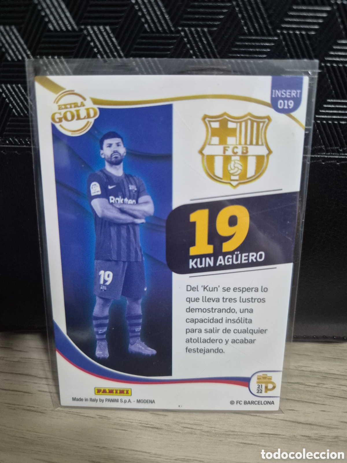 Cromos de f&uacute;tbol: 19 Insert Kun Aguero Podium 2021 - Foto 2