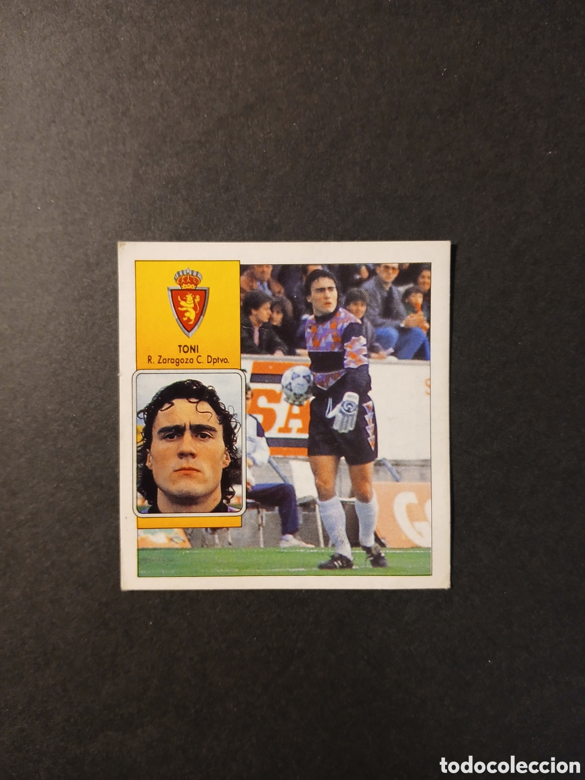 Fu&szlig;ball-Sticker: TONI ZARAGOZA FICHAJE 14 LIGA ESTE 1992/93 92 93 DESPEGADO