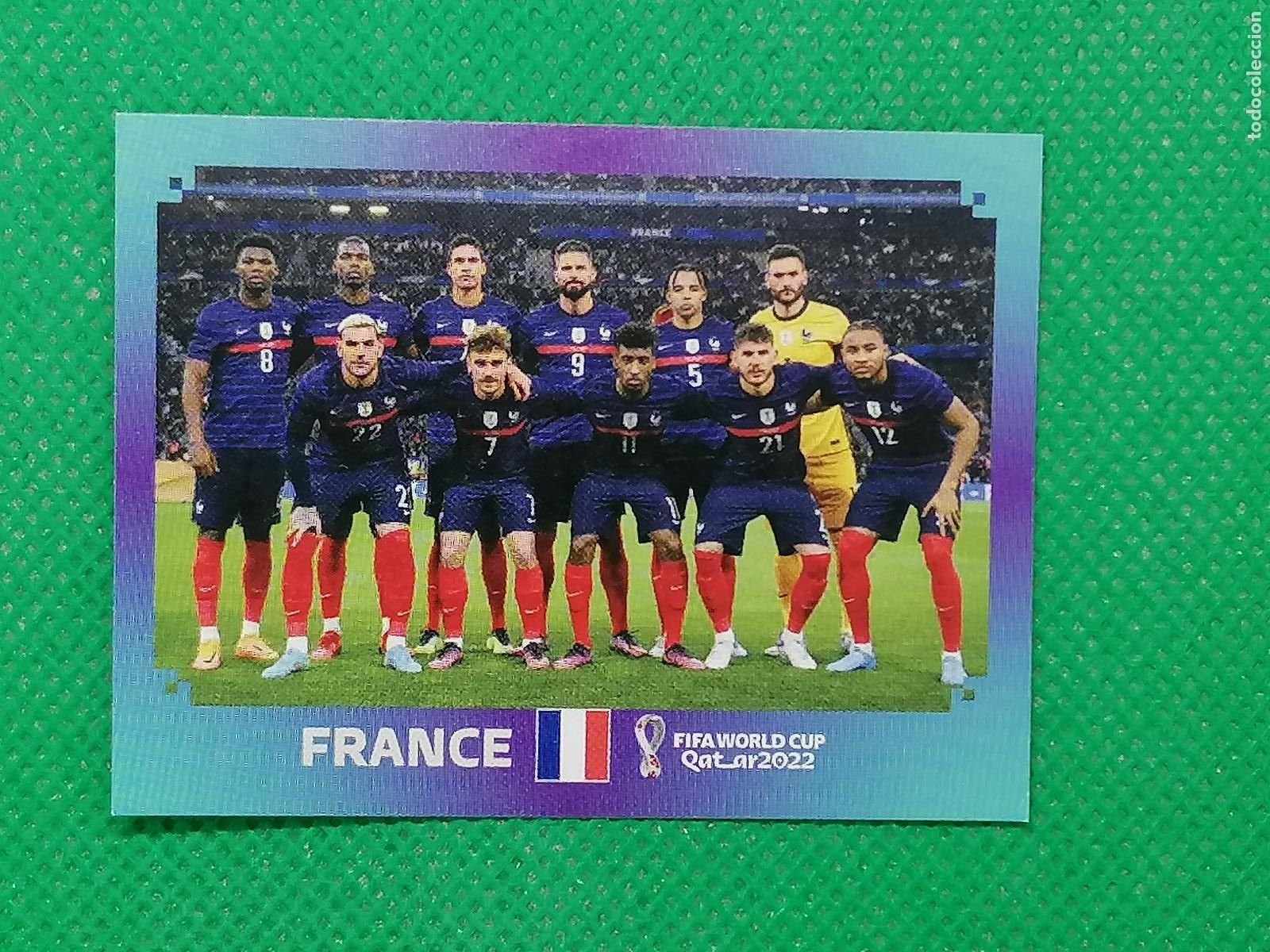 Football Stickers: FRA 1 FRA1 PLANTILLA FRANCIA ⚽ PANINI MUNDIAL WORLD CUP QATAR 2022 STICKER ⚽