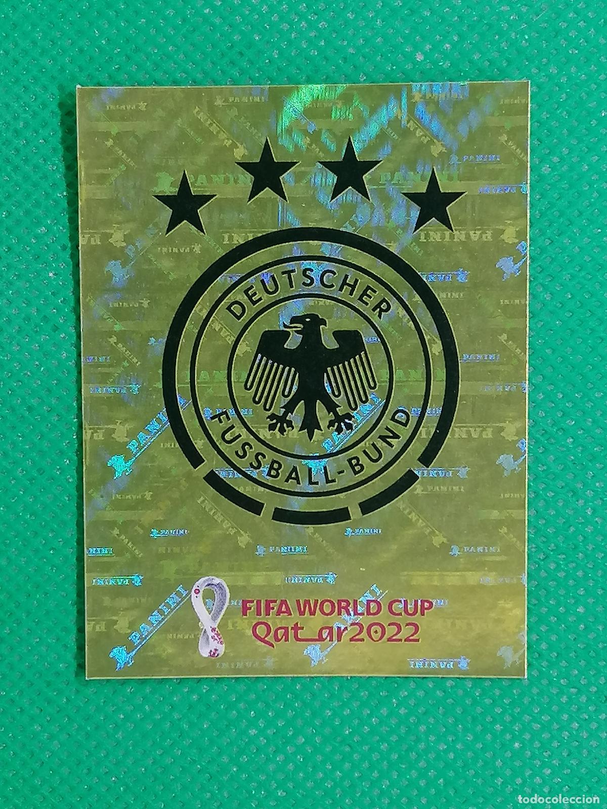 Cromos de f&uacute;tbol: GER 2 GER2 ESCUDO ALEMANIA ⚽ PANINI MUNDIAL WORLD CUP QATAR 2022 STICKER ⚽