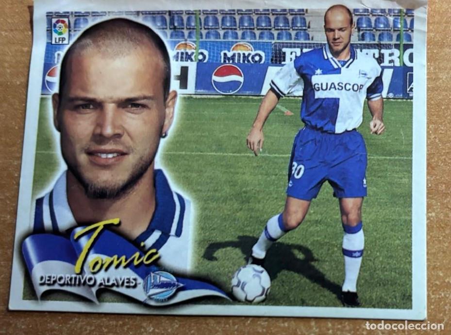 Cromos de f&uacute;tbol: EDICIONES ESTE 2000-2001 00 02 TOMIC (ALAVES) COLOCA VENTANILLA LEER - Foto 1