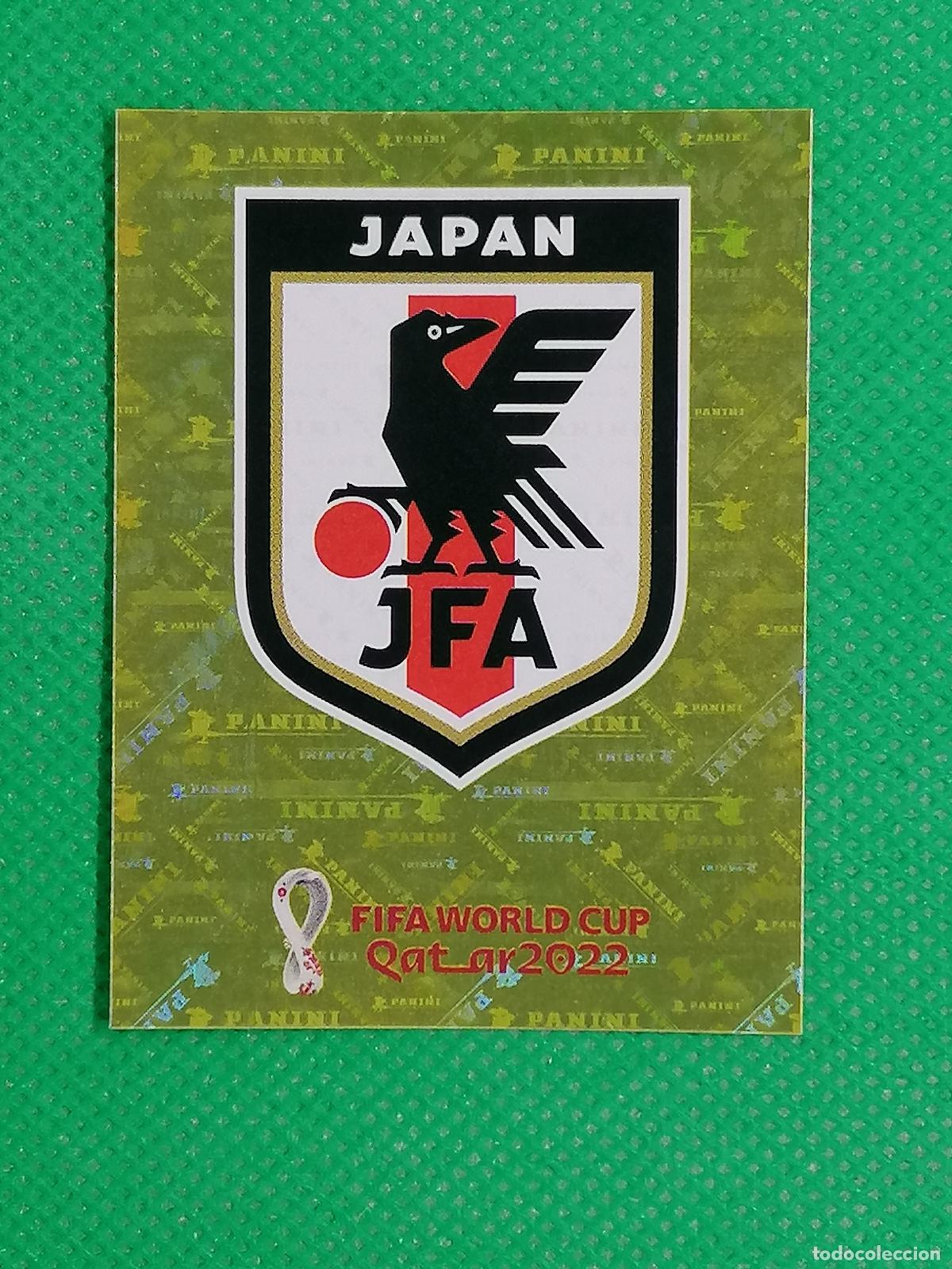 Cartes &agrave; collectionner de Football: JPN 2 JPN2 ESCUDO JAPON ⚽ PANINI MUNDIAL WORLD CUP QATAR 2022 STICKER ⚽