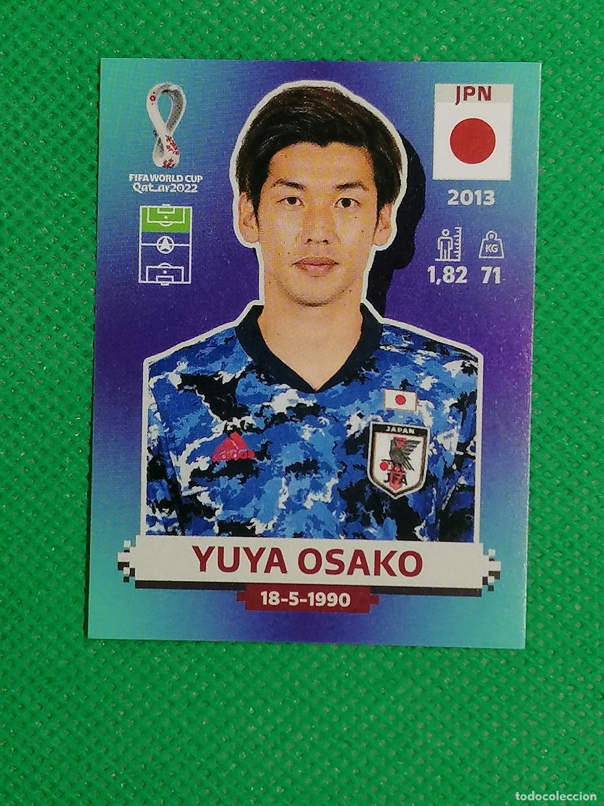 Fu&szlig;ball-Sticker: JPN 20 JPN20 YUYA OSAKO JAPON ⚽ PANINI MUNDIAL WORLD CUP QATAR 2022 STICKER ⚽