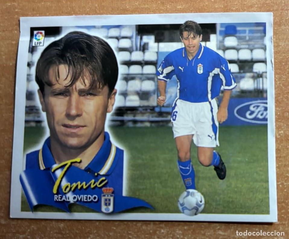 Cromos de f&uacute;tbol: EDICIONES ESTE 2000-2001 00 02 TOMIC (OVIEDO) COLOCA VENTANILLA LEER - Foto 1