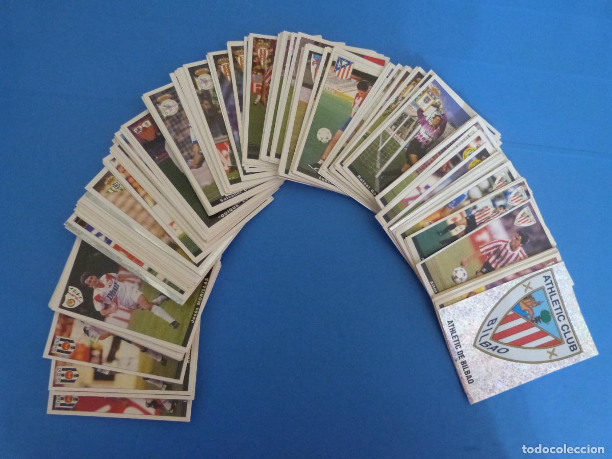 Cartes &agrave; collectionner de Football: LOTE DE FUTBOL 185 CROMOS BASICOS DIFERENTES SIN PEGAR LIGA 1995-1996/95-96****LEER
