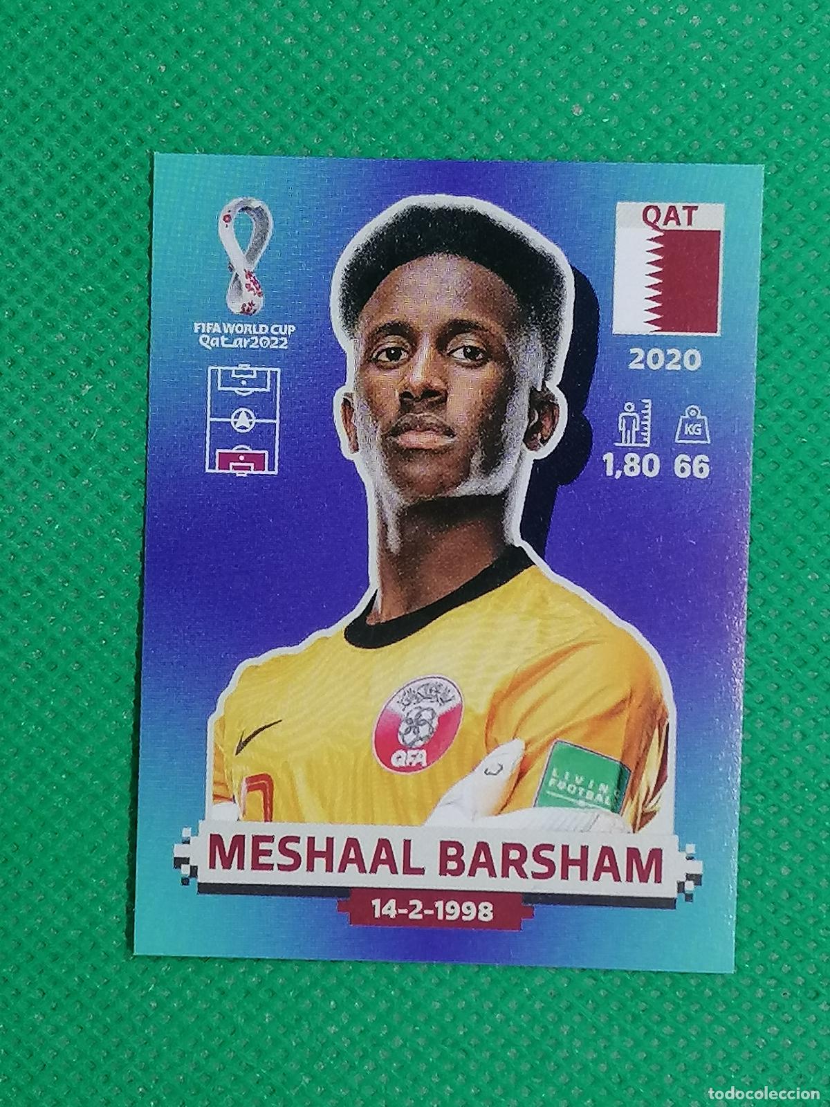 Football Stickers: QAT 4 QAT4 MESHAAL BARSHAM QATAR ⚽ PANINI MUNDIAL WORLD CUP QATAR 2022 STICKER ⚽