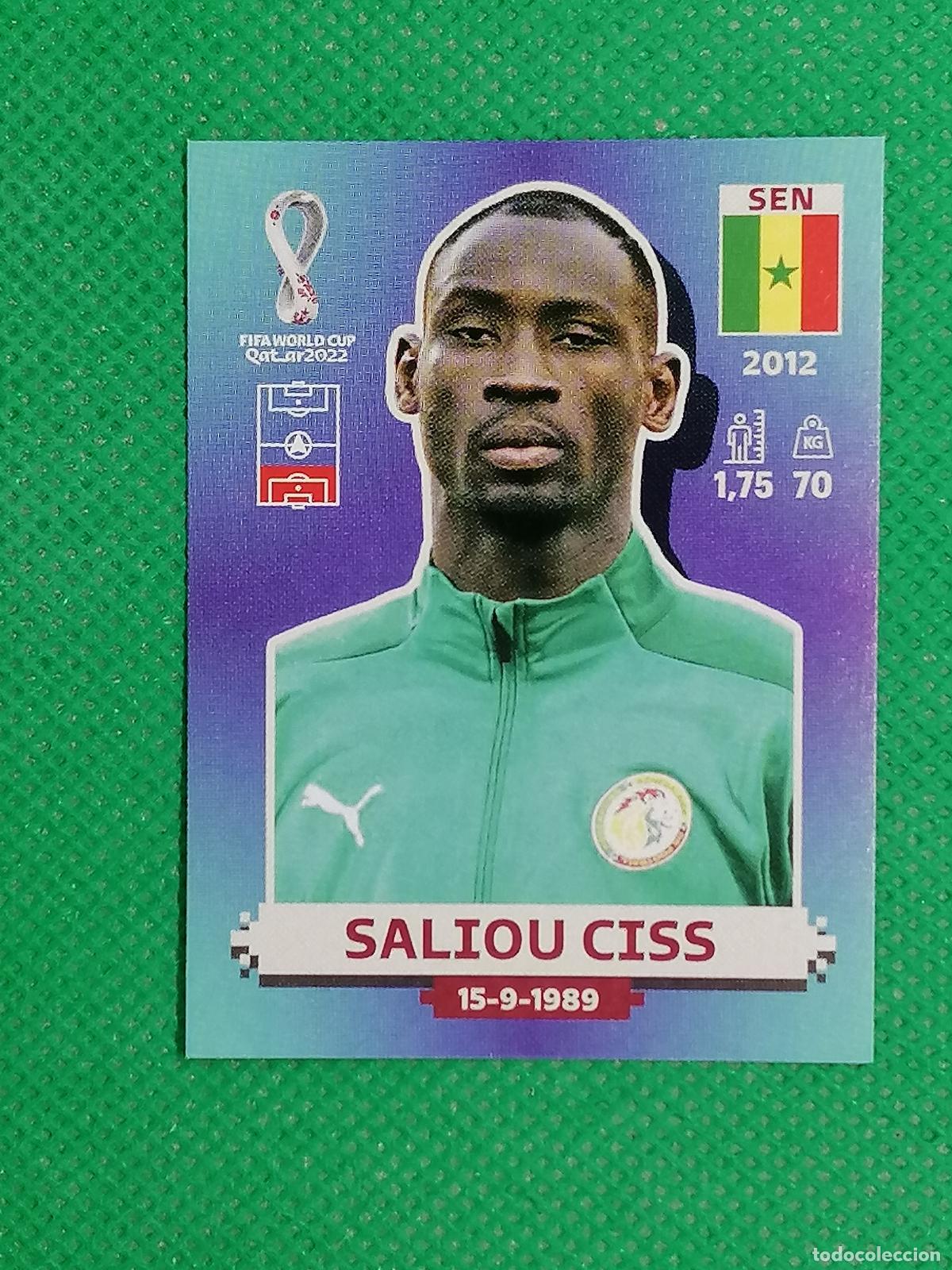 Cromos de F&uacute;tbol: SEN 5 SEN5 SALIOU CISS SENEGAL ⚽ PANINI MUNDIAL WORLD CUP QATAR 2022 STICKER ⚽