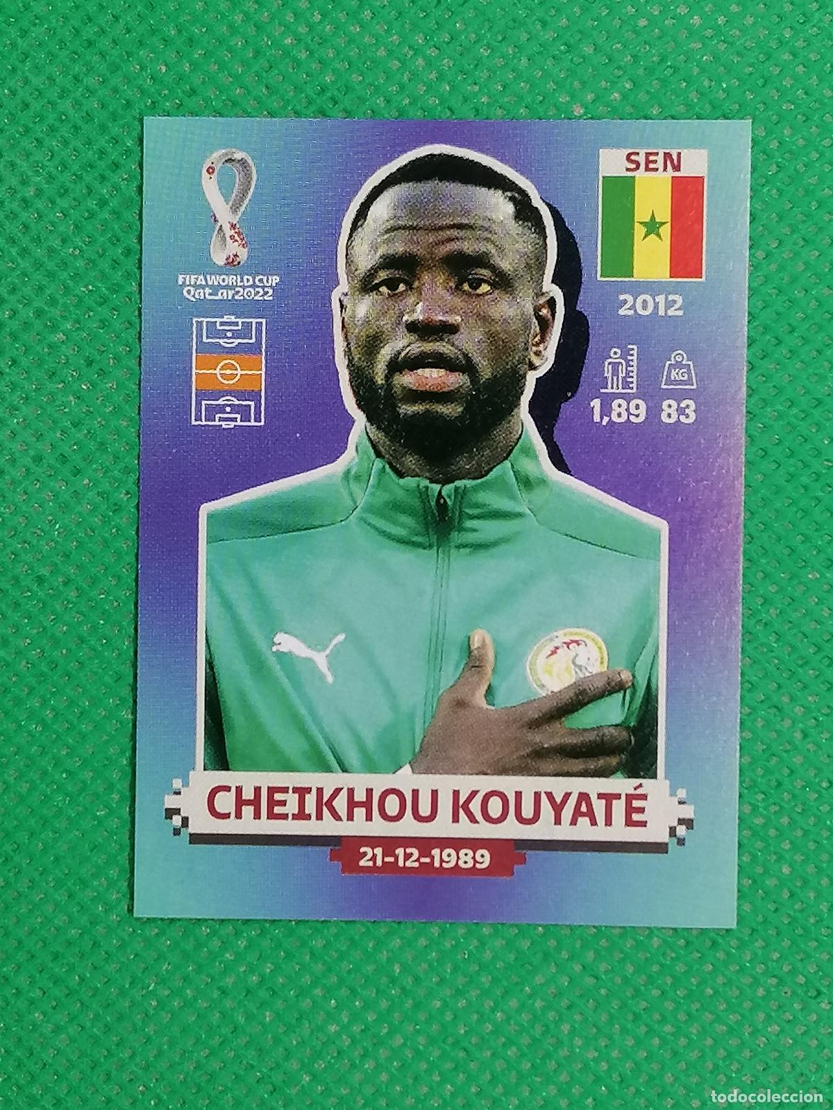 Cromos de F&uacute;tbol: SEN 14 SEN14 CHEIKHOU KOUYATE SENEGAL ⚽ PANINI MUNDIAL WORLD CUP QATAR 2022 STICKER ⚽