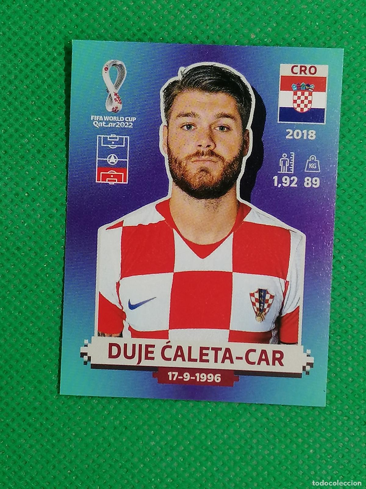 Football Stickers: CRO 5 CRO5 CALETA CAR CROACIA ⚽ PANINI MUNDIAL WORLD CUP QATAR 2022 STICKER ⚽