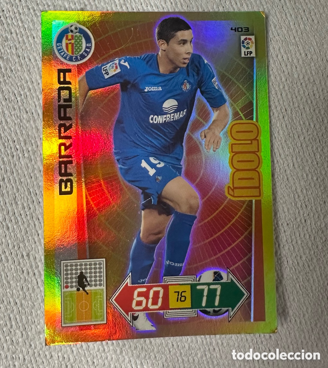 Cromos de f&uacute;tbol: Barrada &Iacute;DOLO n&uacute;mero 403 - Foto 1