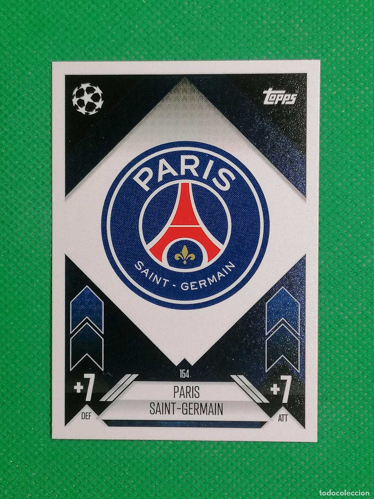 Cromos de F&uacute;tbol: 154 ESCUDO PARIS S G ⚽ TOPPS MATCH ATTAX 2024 2025 24 25 ⚽