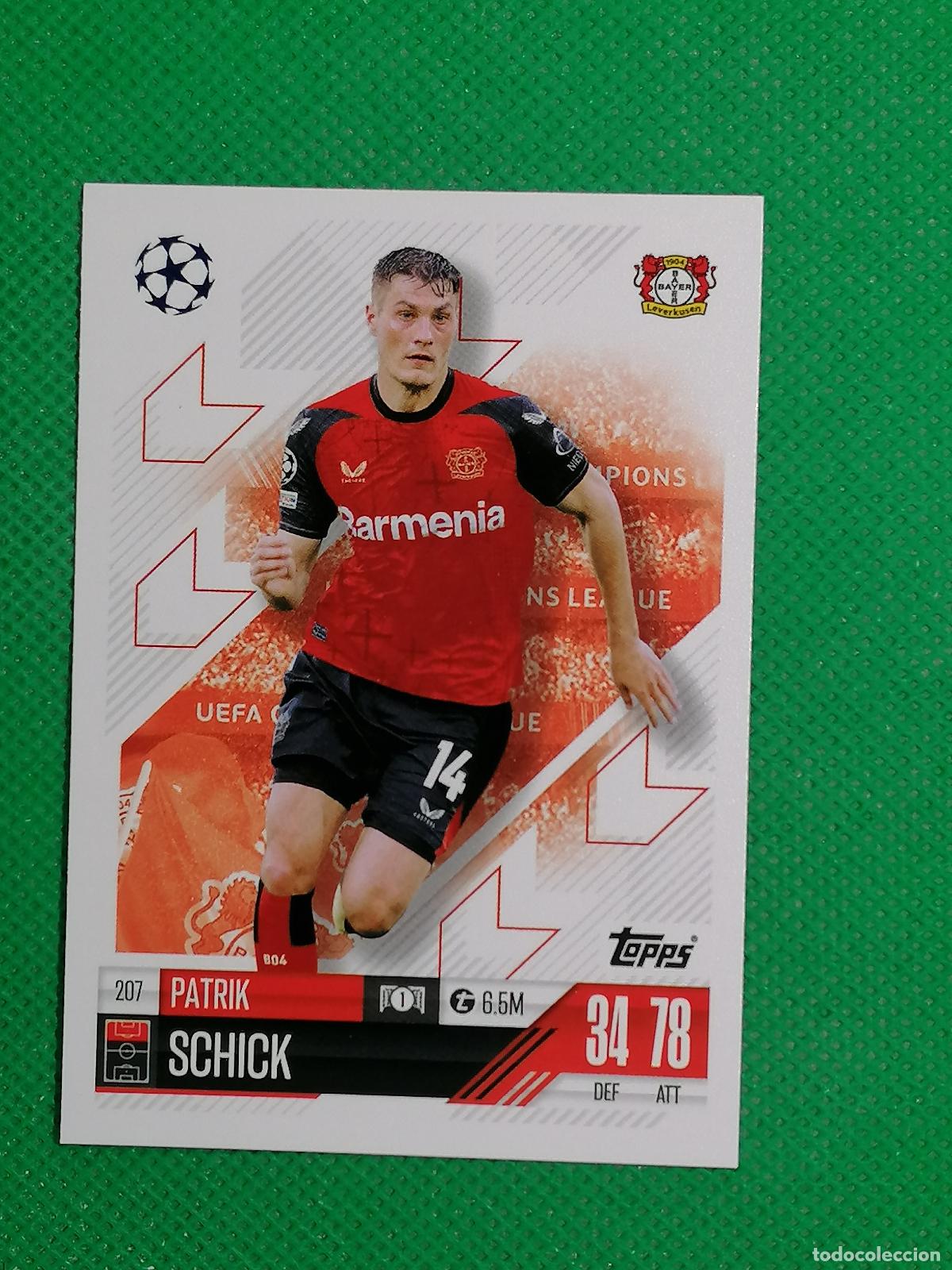 Cromos de f&uacute;tbol: 207 PATRICK SCHICK LEVERKUSEN ⚽ TOPPS MATCH ATTAX 2024 2025 24 25 ⚽