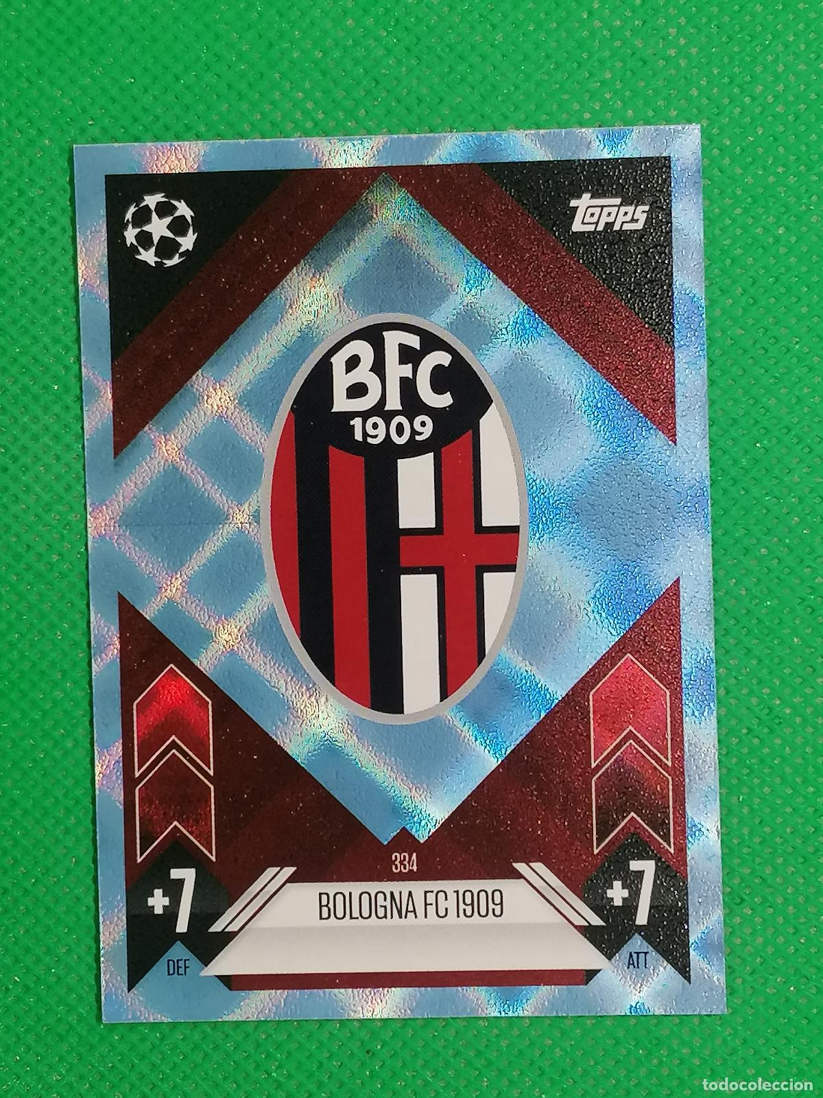 Cromos de f&uacute;tbol: 334 ESCUDO BOLONIA PARALELA CRYSTAL CRISTAL ⚽ TOPPS MATCH ATTAX 2024 2025 24 25 ⚽