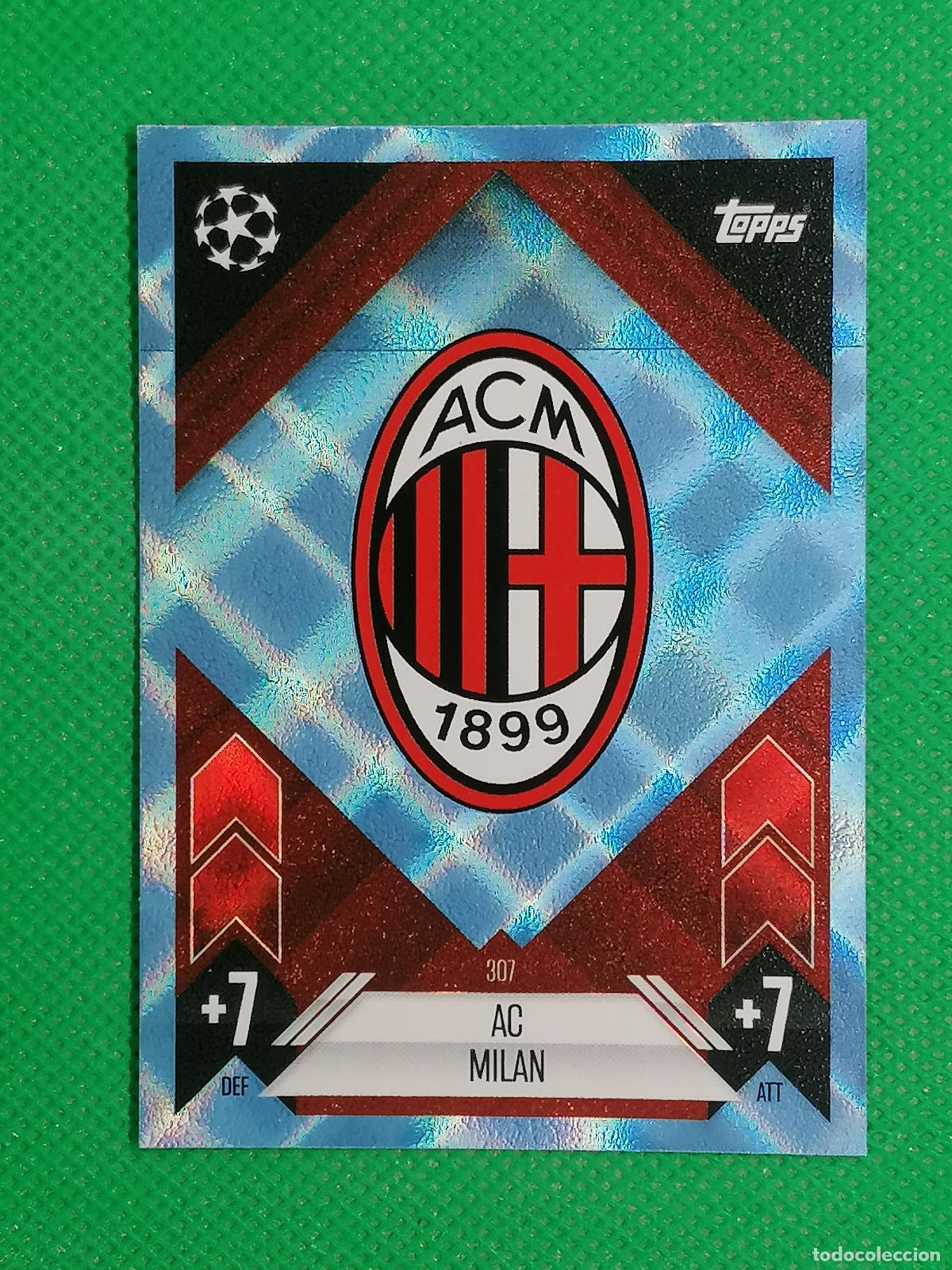 Cromos de F&uacute;tbol: 307 ESCUDO MILAN PARALELA CRYSTAL CRISTAL ⚽ TOPPS MATCH ATTAX 2024 2025 24 25 ⚽