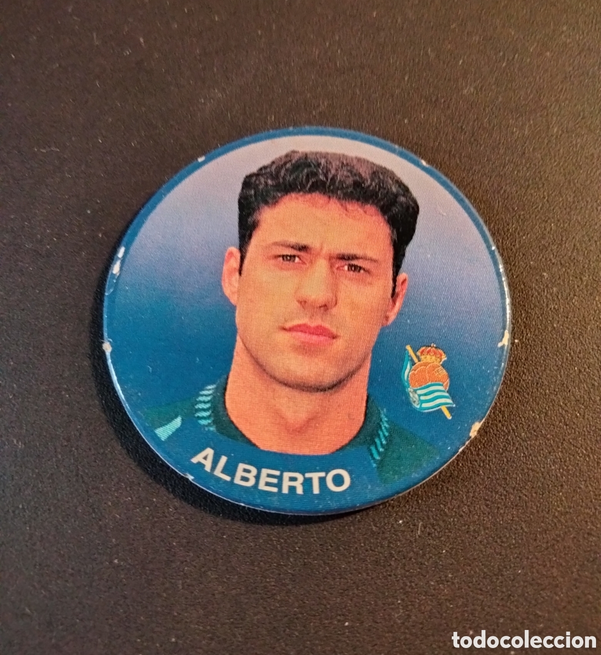 Cromos de F&uacute;tbol: ALBERTO # 58 REAL SOCIEDAD SPORT TAZO LIGA DE F&Uacute;TBOL 1994-95