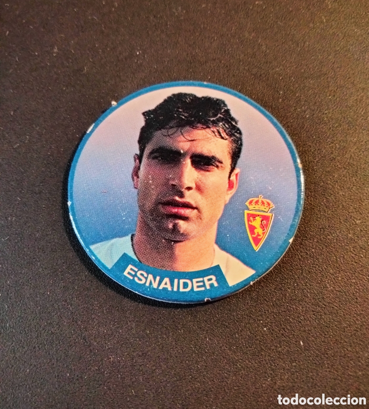 Cromos de Futebol: ESNAIDER # 13 REAL ZARAGOZA SPORT TAZO LIGA DE F&Uacute;TBOL 1994-95