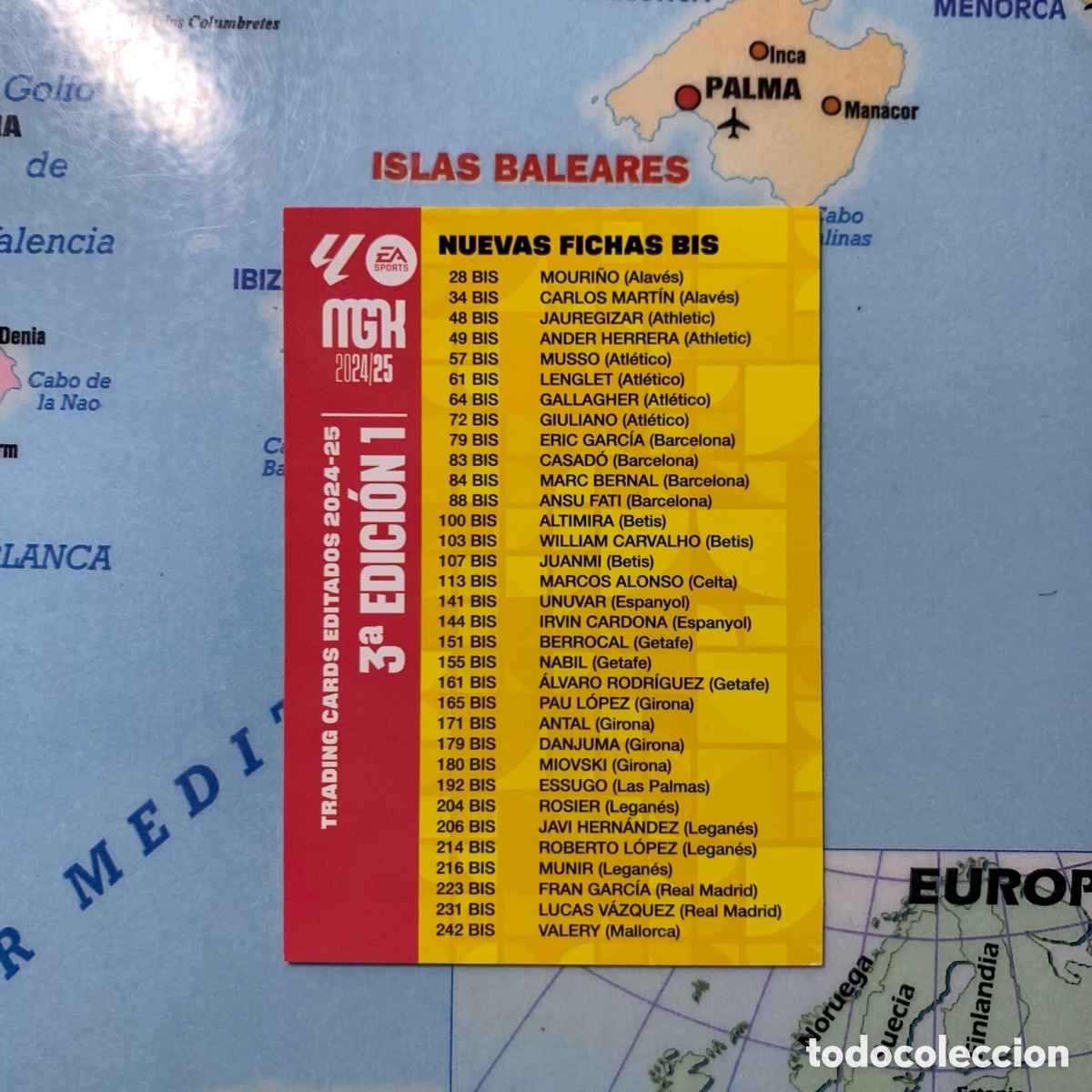 Cromos de F&uacute;tbol: &Iacute;ndice trading cards tercera edici&oacute;n parte 1 Megacracks 24-25 2024-2025
