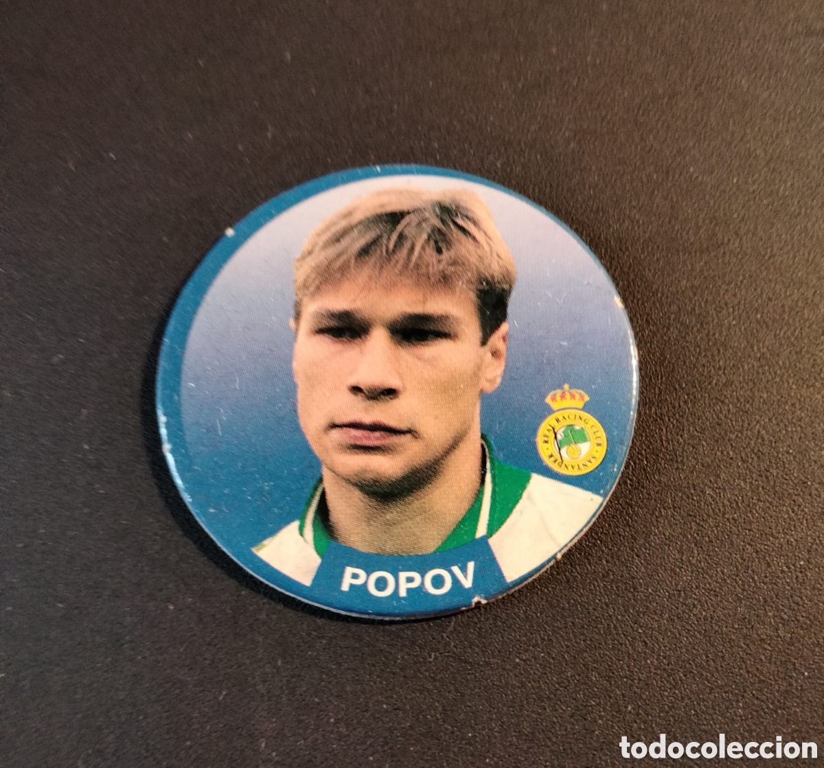 Cromos de Futebol: POPOV # 73 RACING SPORT TAZO LIGA DE F&Uacute;TBOL 1994-95