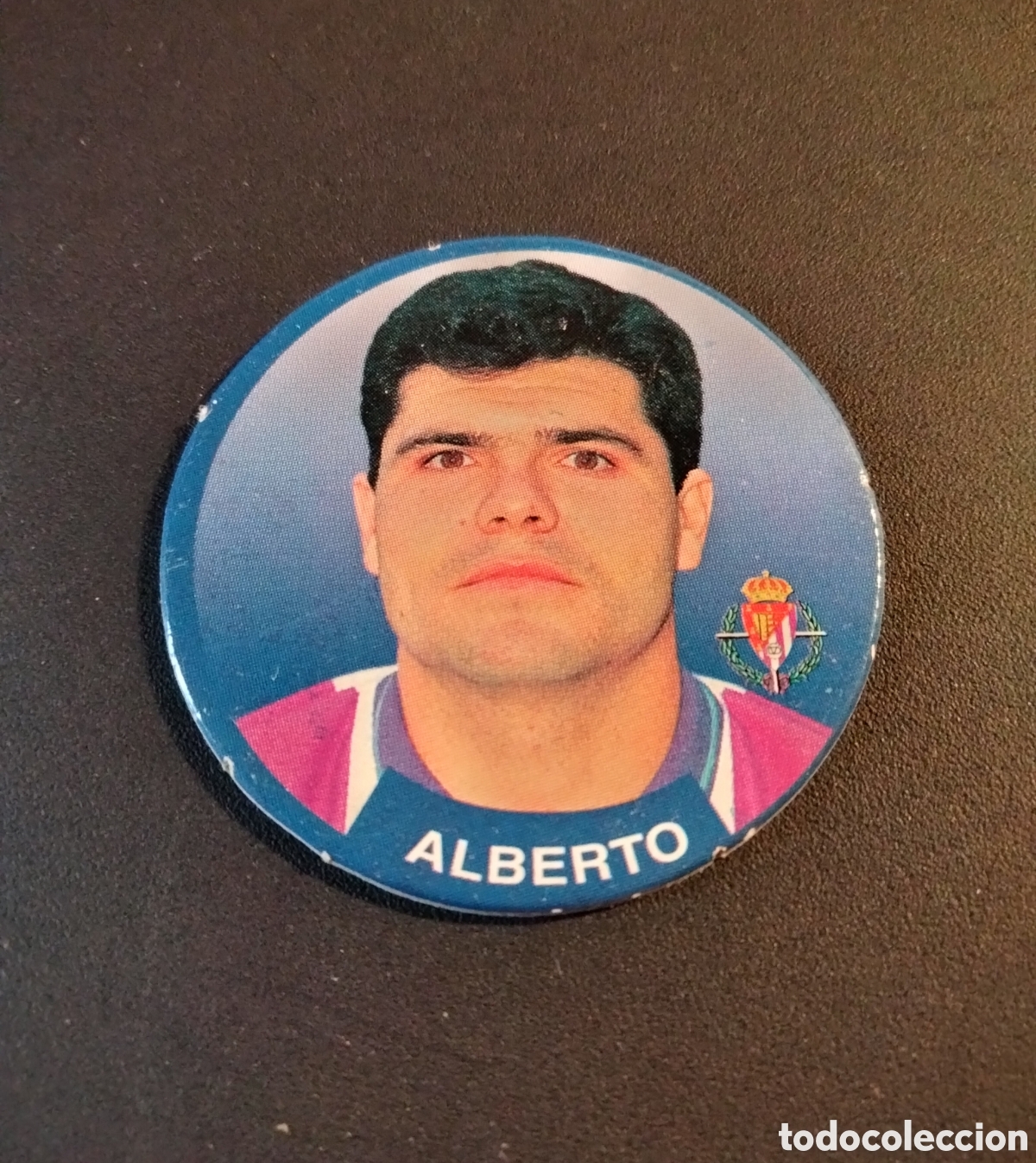Cromos de Futebol: ALBERTO # 78 VALLADOLID SPORT TAZO LIGA DE F&Uacute;TBOL 1994-95