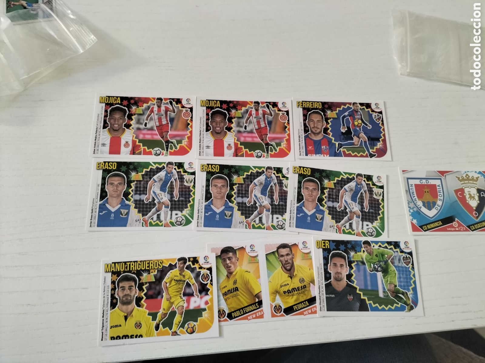 Cromos de f&uacute;tbol: 10 cromos Este 18/19 - Foto 1