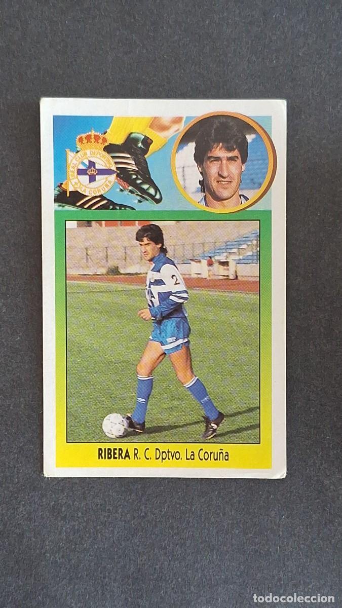 Cromos de F&uacute;tbol: L1 RIBERA DEPORTIVO DE LA CORU&Ntilde;A LIGA ESTE 1993/94 93 94 ADHESIVO NUNCA PEGADO SIN PEGAR