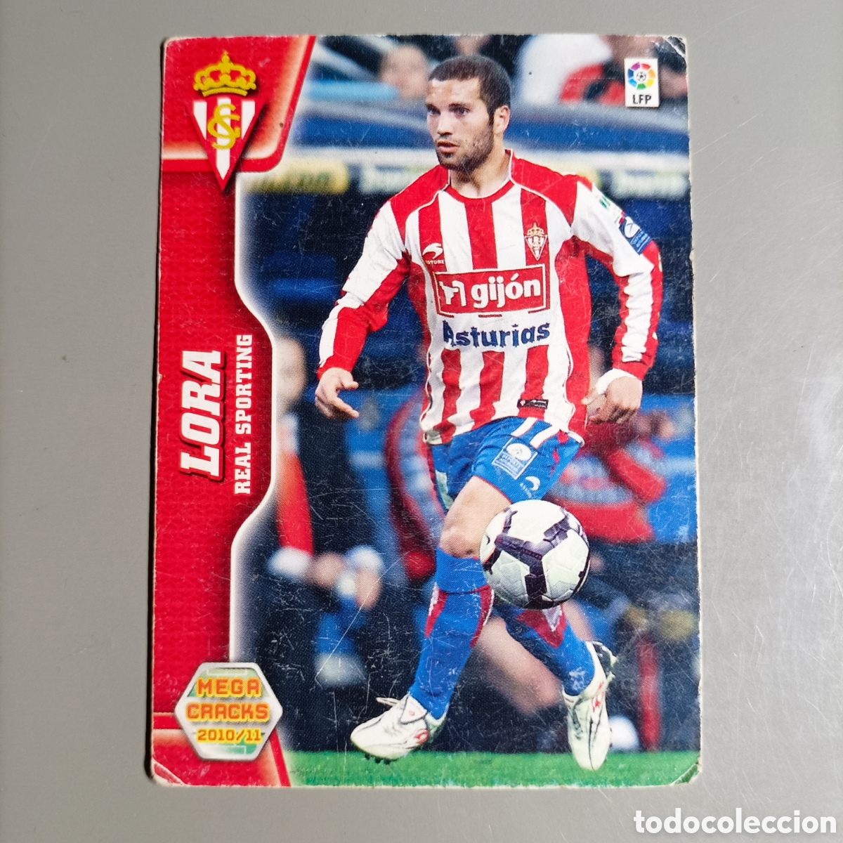 Cromos de f&uacute;tbol: MEGA CRACKS. LIGA 2010-2011 (SPORTING) №291 LORA - Foto 1