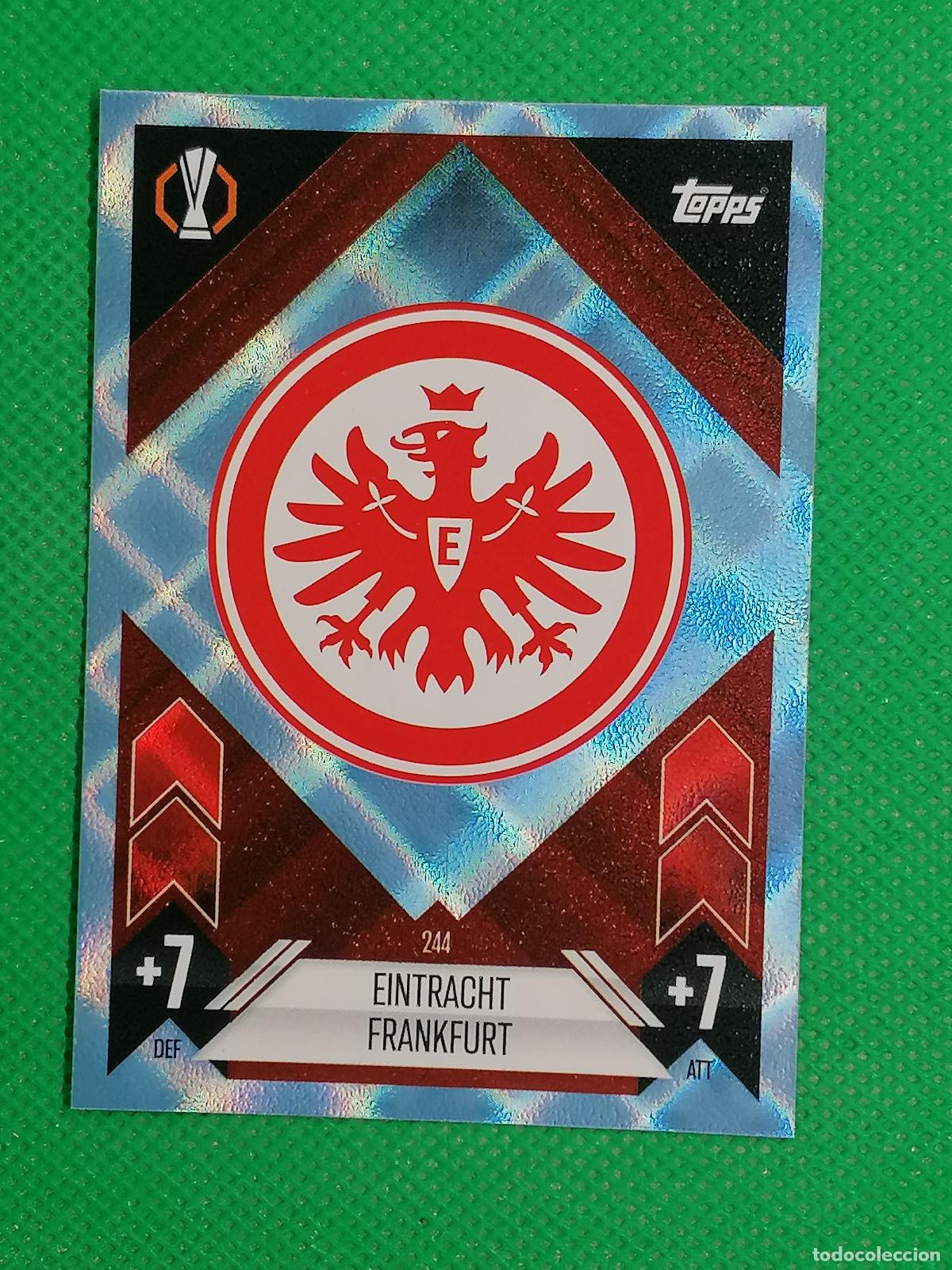 Cromos de F&uacute;tbol: 244 ESCUDO EINTRACHT PARALELA CRYSTAL CRISTAL ⚽ TOPPS MATCH ATTAX 2024 2025 24 25 ⚽