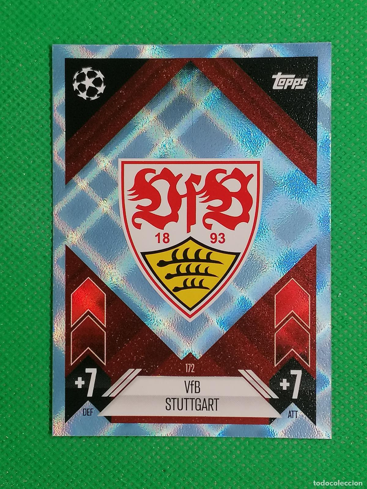 Cromos de F&uacute;tbol: 172 ESCUDO STTUTGART PARALELA CRYSTAL CRISTAL ⚽ TOPPS MATCH ATTAX 2024 2025 24 25 ⚽