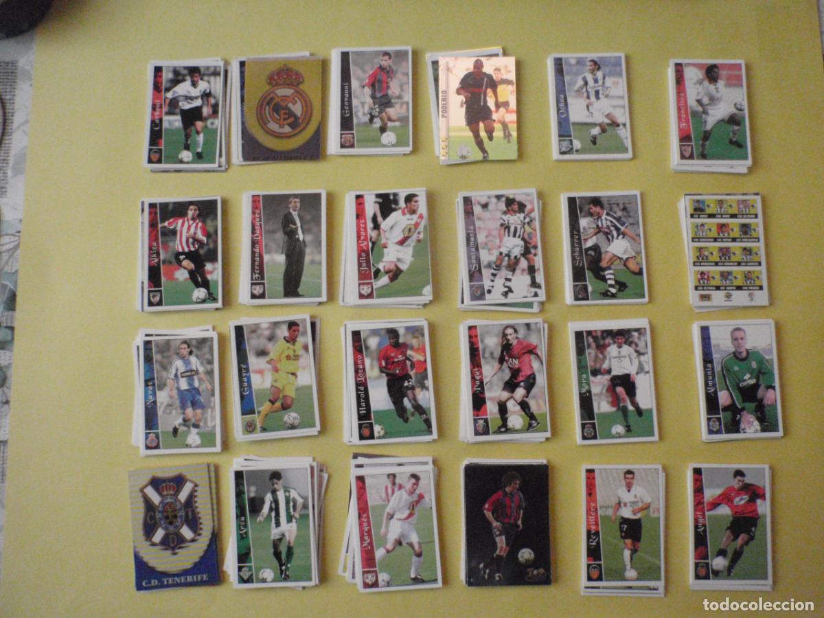 Fu&szlig;ball-Sticker: Lote 239 Cromos f&uacute;tbol DIFERENTES. Trading Cards LAS FICHAS DE LA LIGA 2002 2003 Mundicromo 02 03
