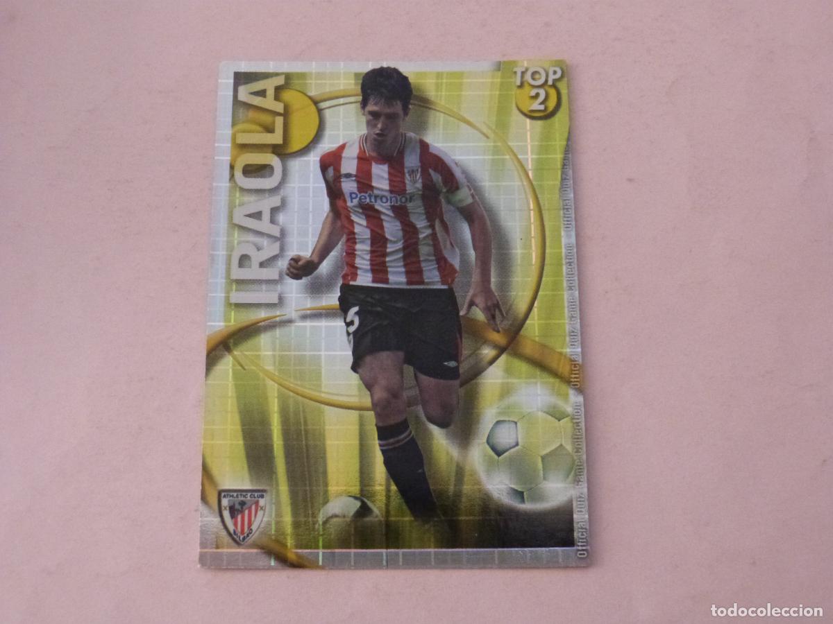 Figurine di Calcio: TRADING CARD FUTBOL IRAOLA ATH. BILBAO BRILLO DORADO CUADROS 552 LIGA MUNDICROMO 2010-2011/10-11