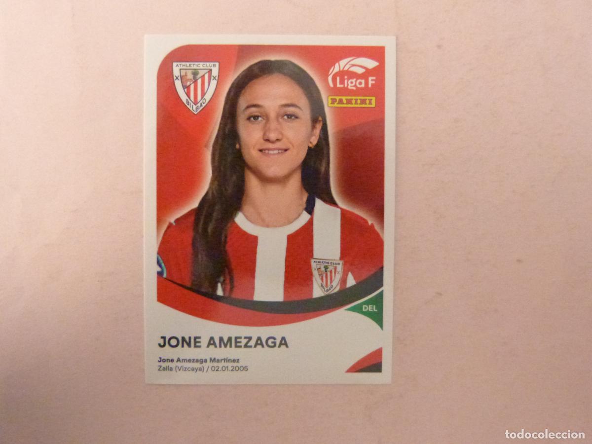 Figurine di Calcio: CROMO DE FUTBOL AMEZAGA DEL ATH. BILBAO SIN PEGAR N&ordm; 20 LIGA FEMENINA 2024-2025/24-25 PANINI