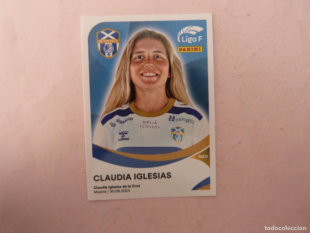 Figurine di Calcio: CROMO DE FUTBOL IGLESIAS DEL U.D. TENERIFE SIN PEGAR N&ordm; 95 LIGA FEMENINA 2024-2025/24-25 PANINI